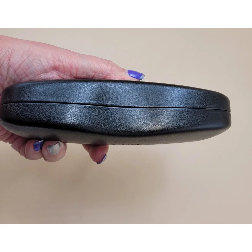 Ray-Ban Black Hard Shell Sunglasses Case Clamshell Grey Felt Interior Logo EUC